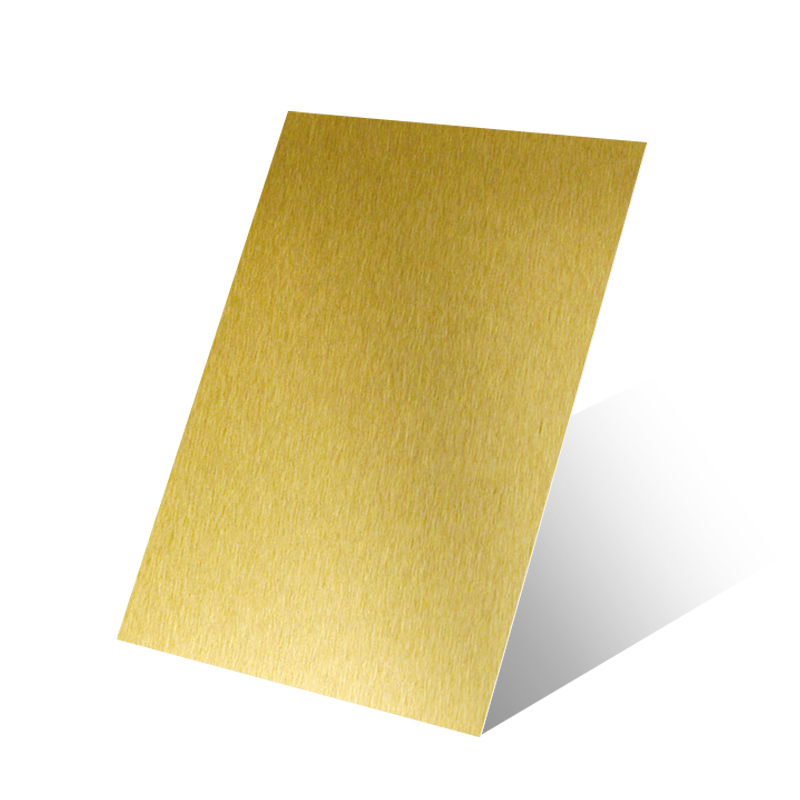 Golden metal sheet